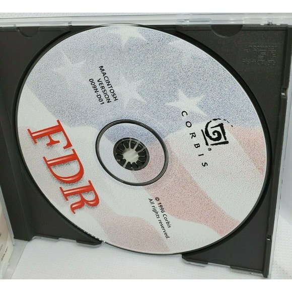 FDR Franklin Delano Roosevelt CD Rom Mac Corbis No Scratches Clean - Picture 6 of 10